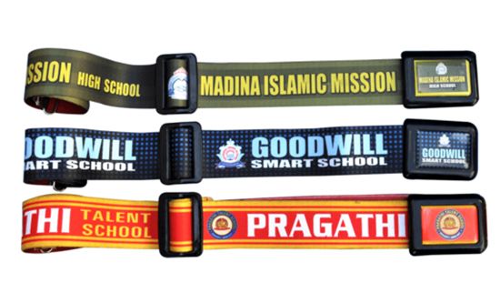 Customized School Logo Belts (Printed Buckle Design)