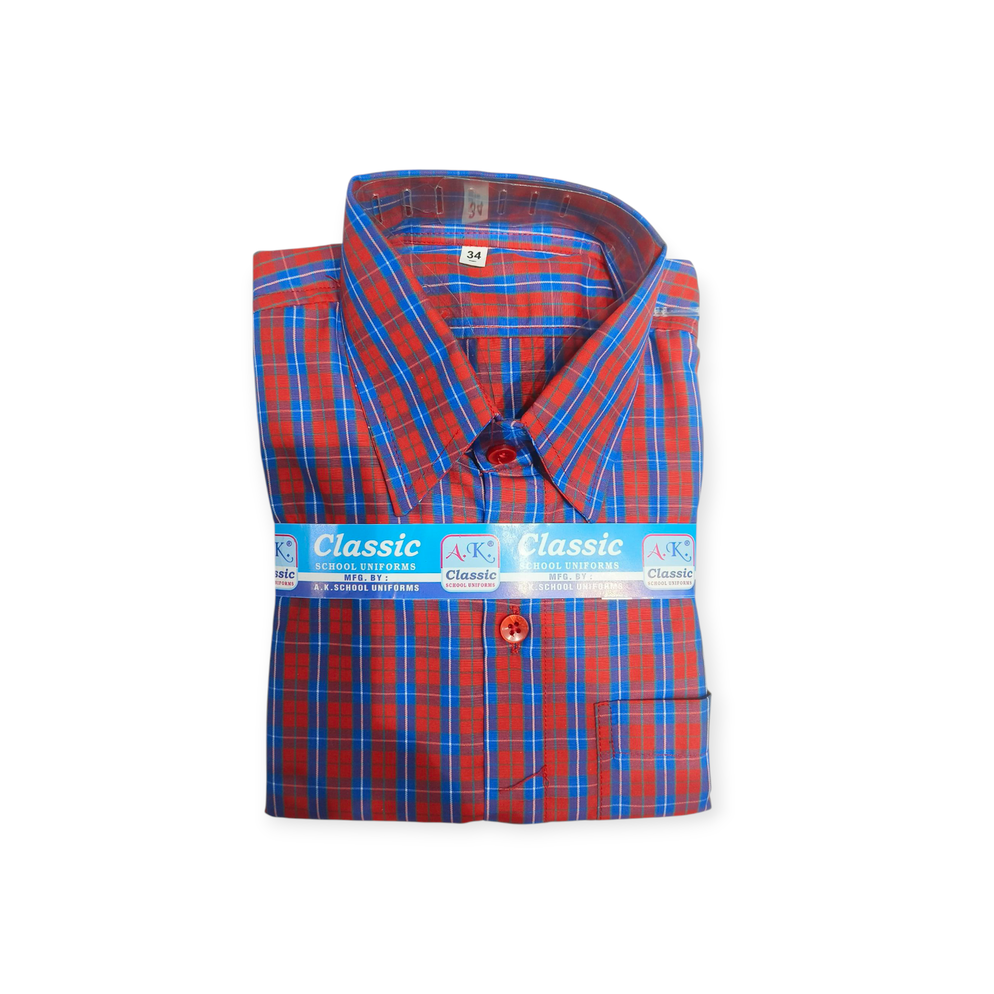Red & Blue Checked Shirt