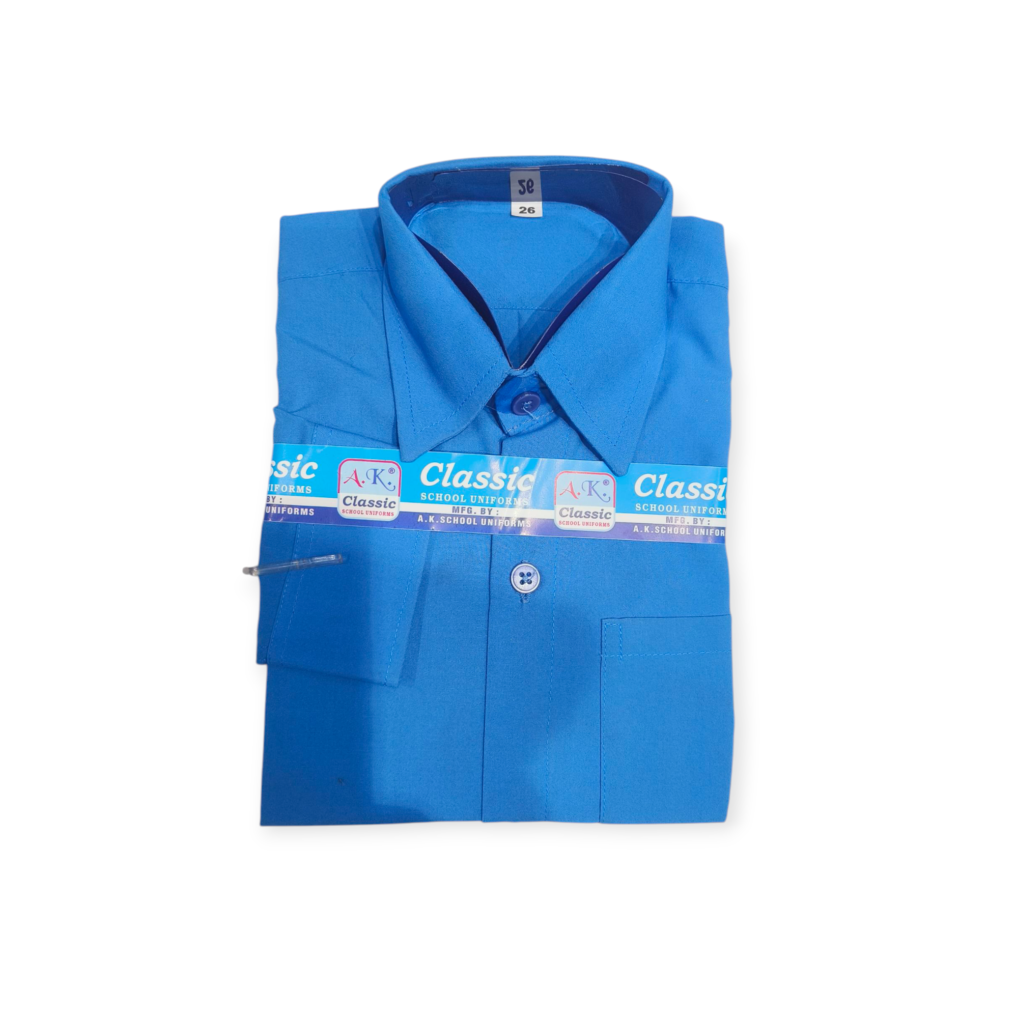 Plain Royal Blue Formal Shirt