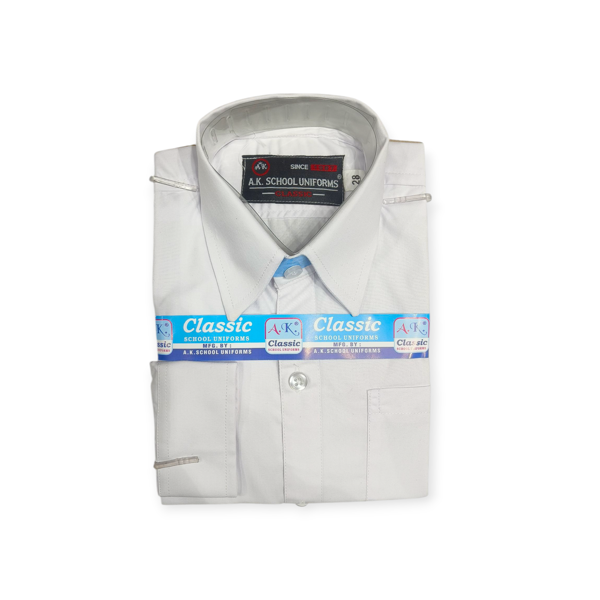 Plain White Formal Shirt