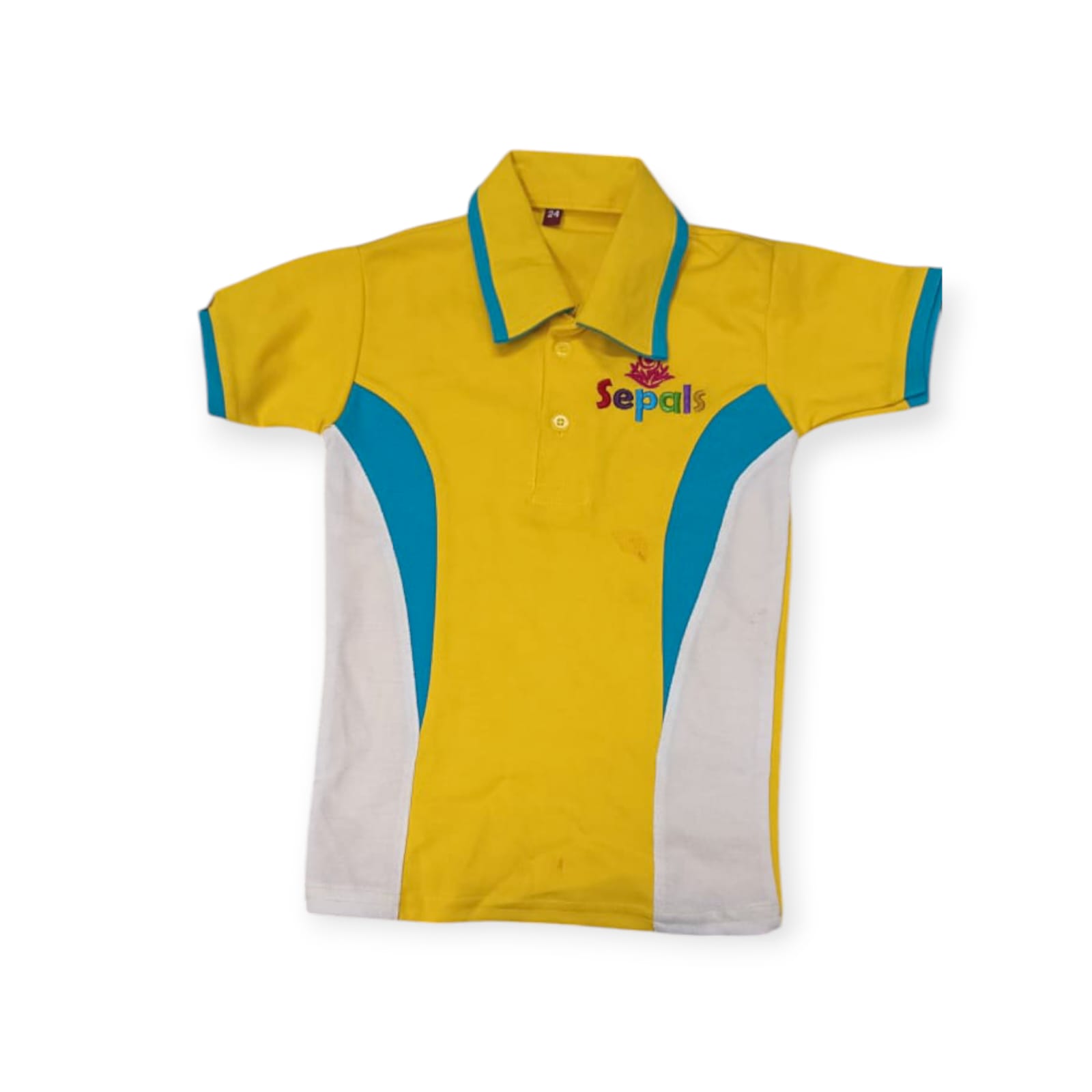 Yellow & Blue Polo Sports T-Shirt