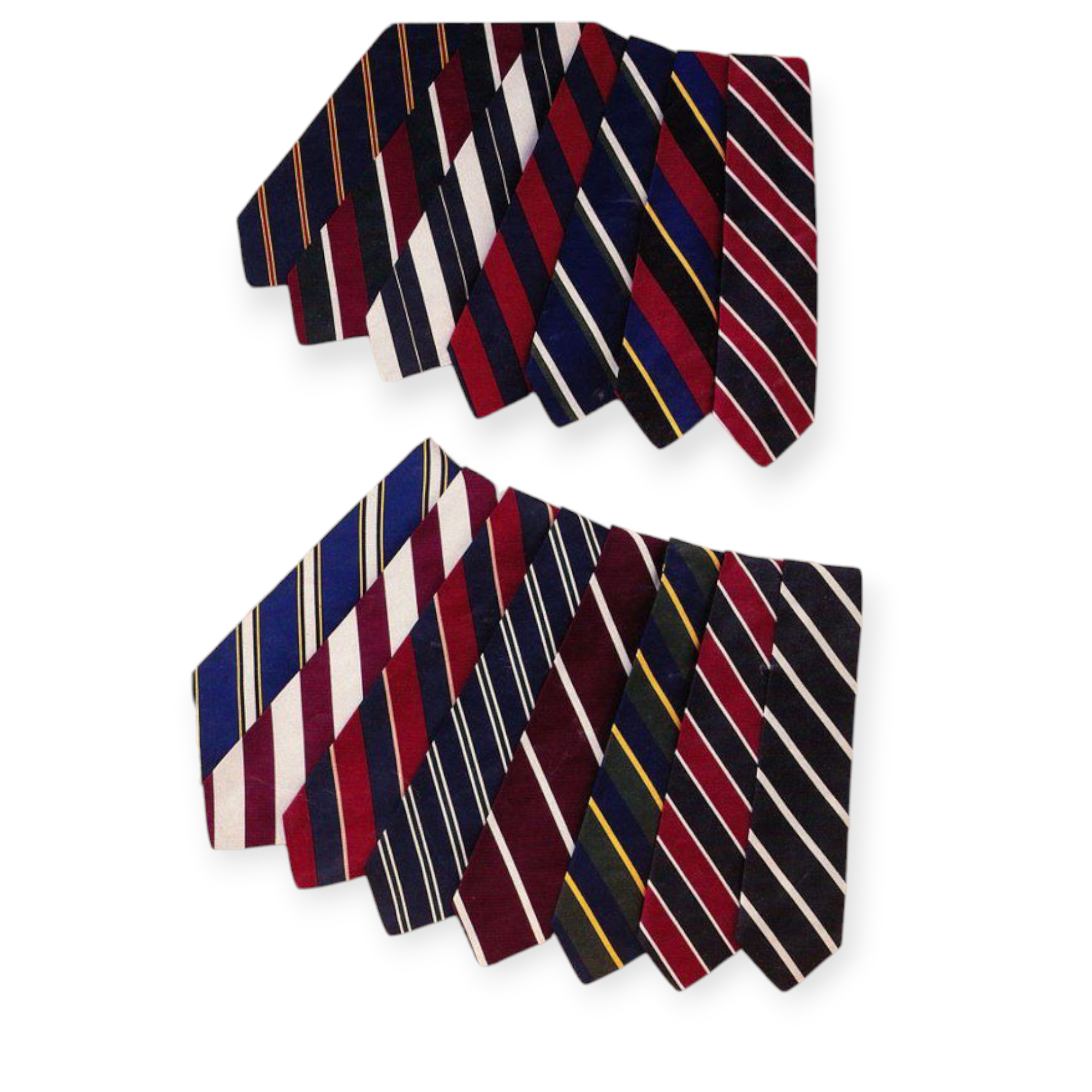 Elegant Multi-Striped Formal Tie Set